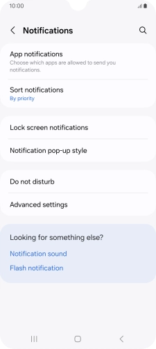 Press App notifications.