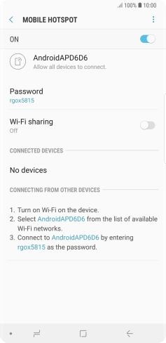 Press the Home key to return to the home screen.