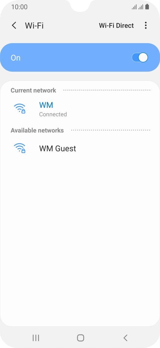 Press the Home key to return to the home screen.