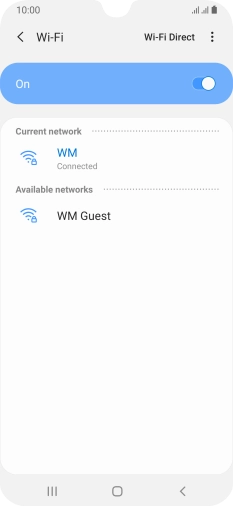 Press the Home key to return to the home screen.