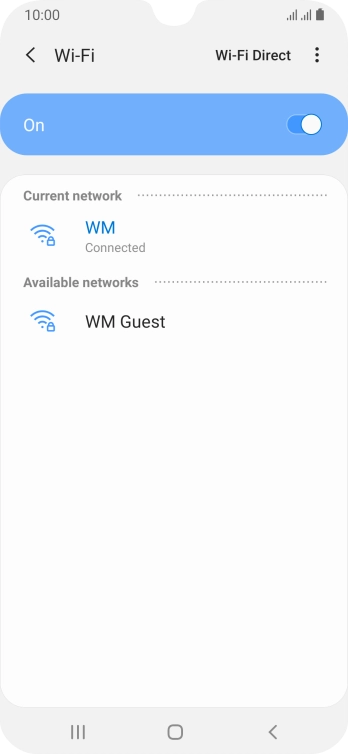 Press the Home key to return to the home screen.