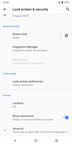 Press the Home key to return to the home screen.