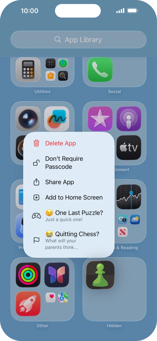 Press Don't Require Passcode.