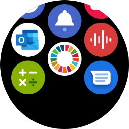 Press the email icon.