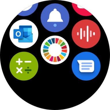 Press the email icon.