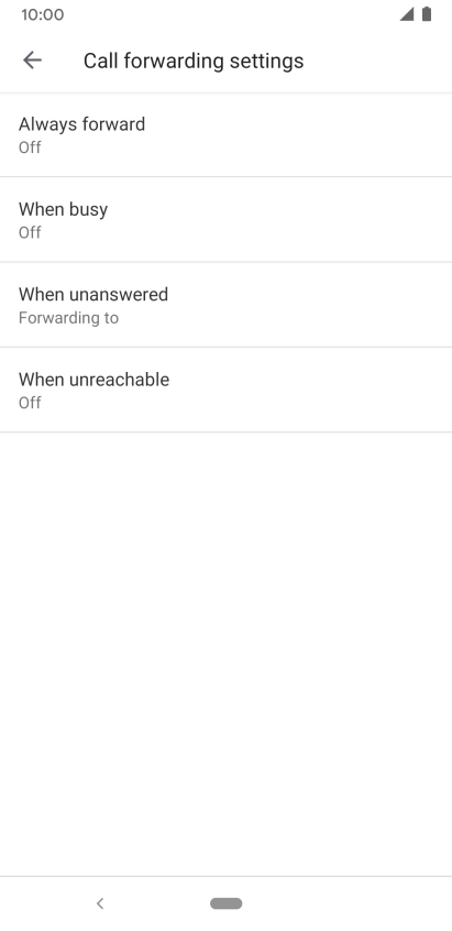 Press the Home key to return to the home screen.