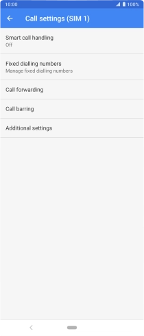 Press Call forwarding.