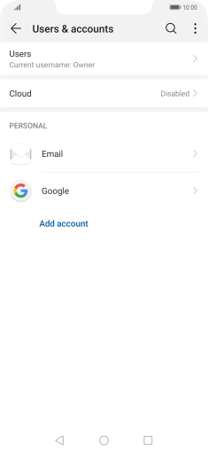 Press the Home key to return to the home screen.