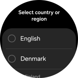 Press the required region.