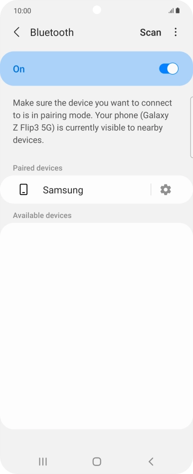 Press the Home key to return to the home screen.