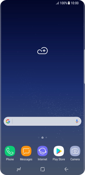 When the battery charging icon is displayed, the battery is charging.