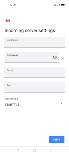 Press the field below 