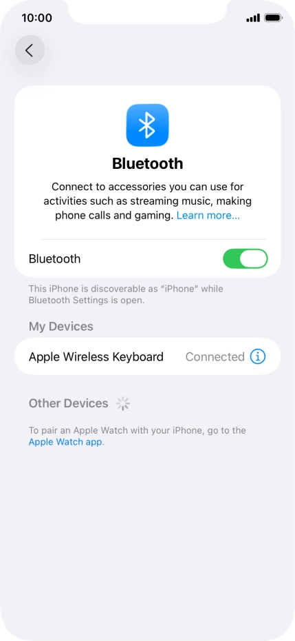 Slide your finger upwards starting from the bottom of the screen to return to the home screen.