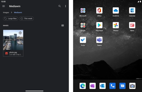 Press the required picture.