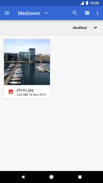 Press the required picture.