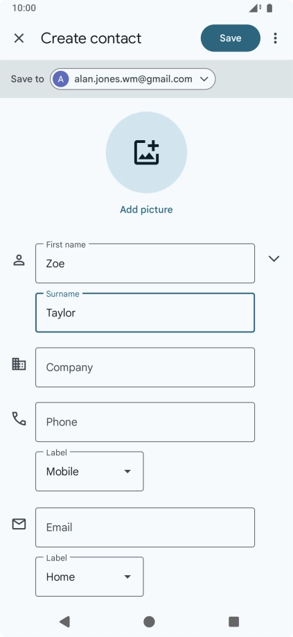Press Phone and key in the phone number.