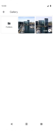 Press Folders and go to the required folder.