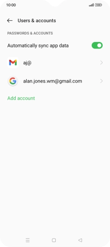 Press the Home key to return to the home screen.
