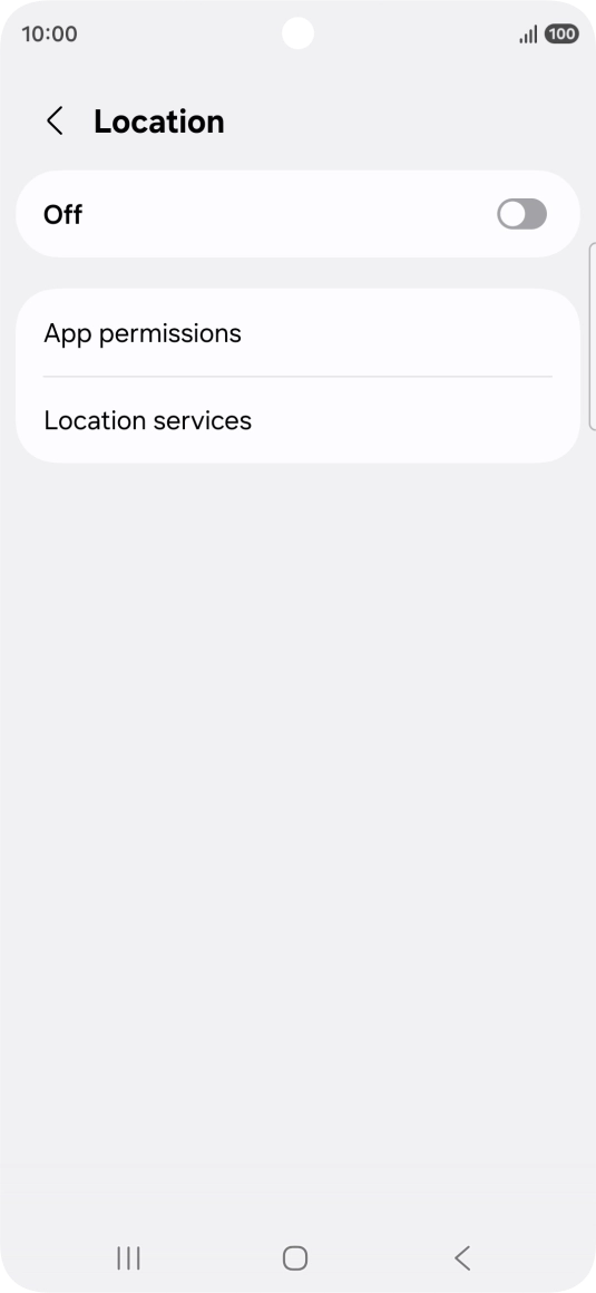 Press the indicator to turn the function on or off.