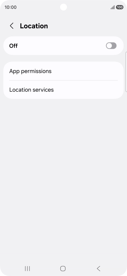 Press the indicator to turn the function on or off.