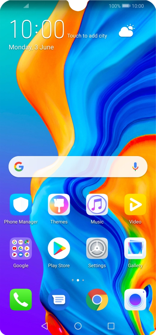 When the phone is turned on, you can always see the battery power level. The larger the coloured section of the battery icon, the more remaining battery power.