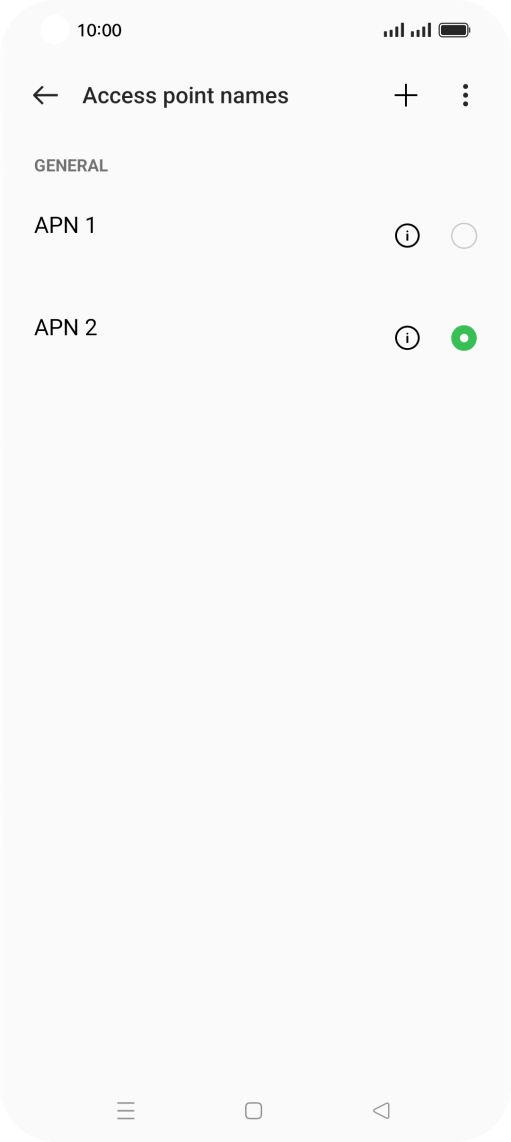 Press the Home key to return to the home screen.
