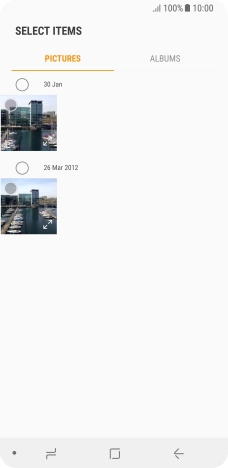 Press the required picture.