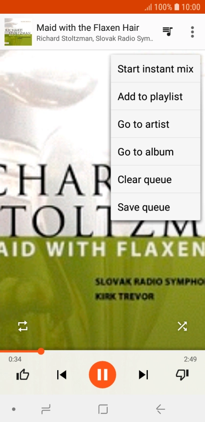 Press Add to playlist.