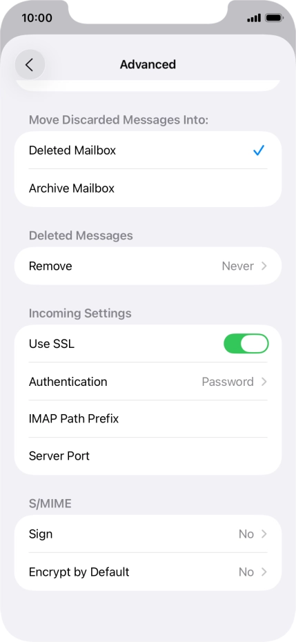 Press Authentication.