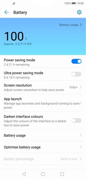 Press the Home key to return to the home screen.