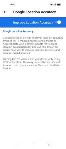 If you press the indicator next to 