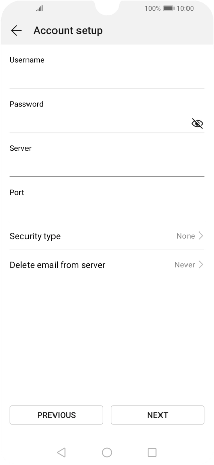 Press the field below 