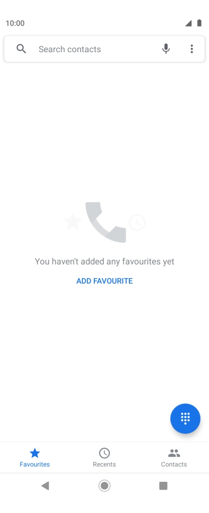 Press the menu icon.