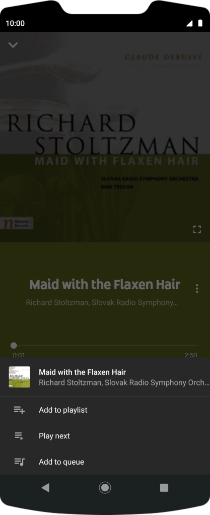 Press Add to playlist.