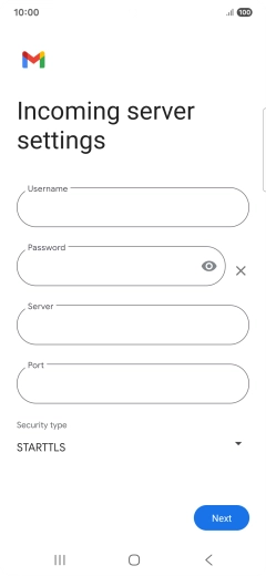 Press the field below 