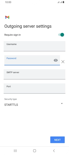 Press the field below 