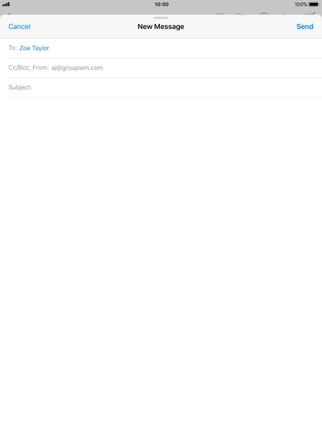 Press Subject and key in the required subject.