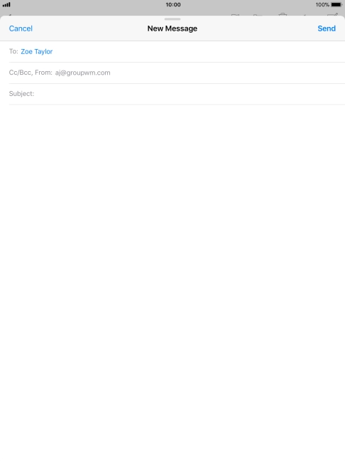 Press Subject and key in the required subject.