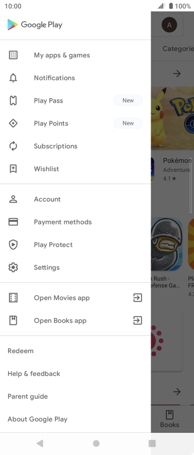 Press My apps & games.
