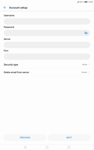Press the field below 