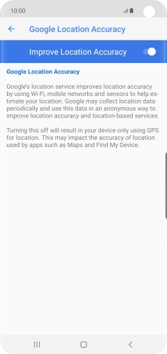 If you press the indicator next to 