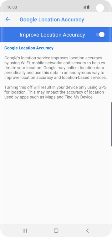 If you press the indicator next to 