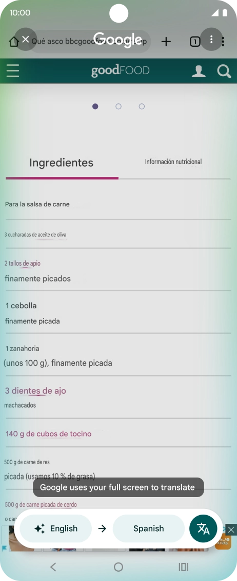 Follow the instructions on the screen to select the required language settings and use the function.