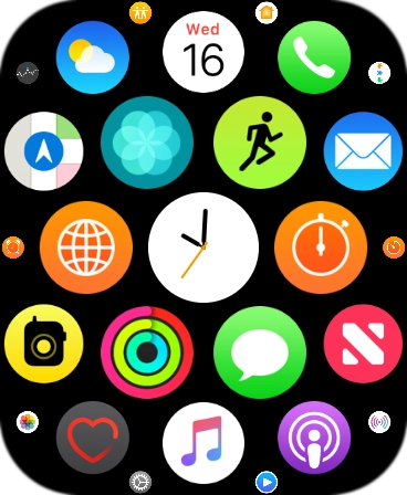 Press the Maps icon.