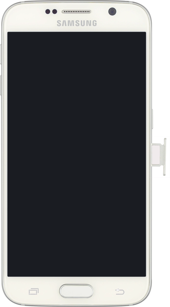 Place your SIM in the SIM holder and insert the SIM holder into your phone.