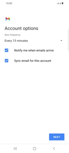 Press the drop down list below 