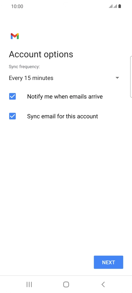 Press the drop down list below 