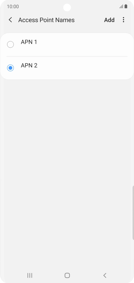 Press the Home key to return to the home screen.