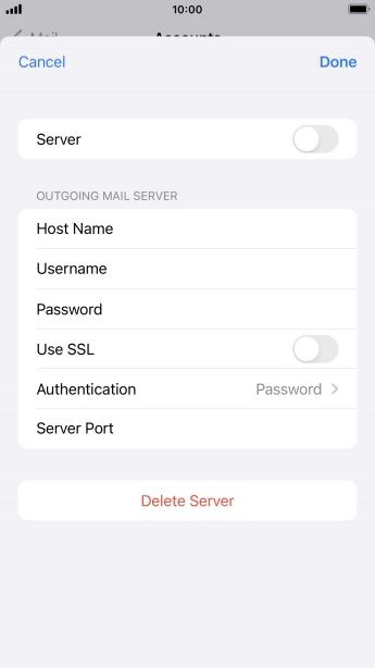 Press Authentication.