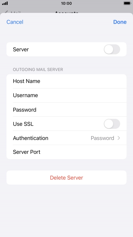 Press Authentication.